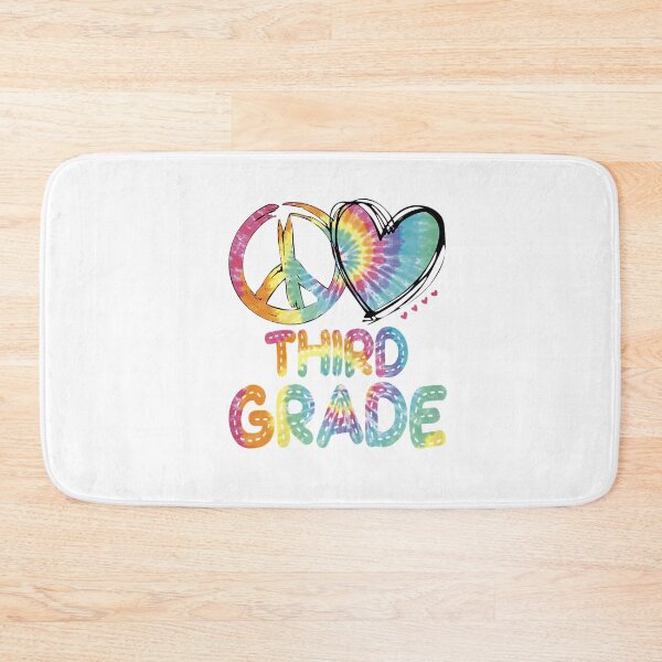Item preview, Peace Love Third Grade Funny Tie Dye Hello Third Grade  designed and sold by GodivaShop.