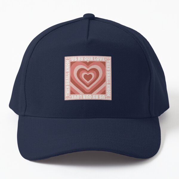 John 13:35 Design- (Pink and Red) Baseball Cap