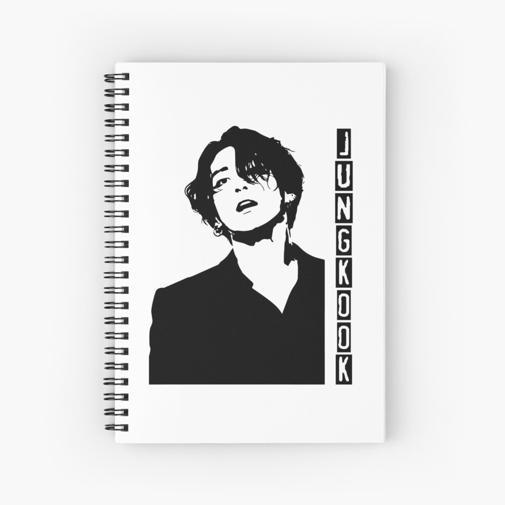 Jungkook Black hoodie | Hardcover Journal