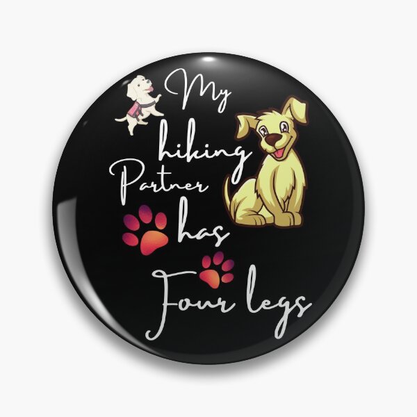 Item preview, my hiking partner has four legs  designed and sold by Preety Padhiyar.