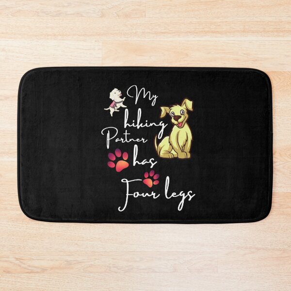 Item preview, my hiking partner has four legs  designed and sold by Preety Padhiyar.