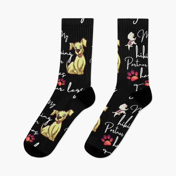 Item preview, my hiking partner has four legs  designed and sold by Preety Padhiyar.