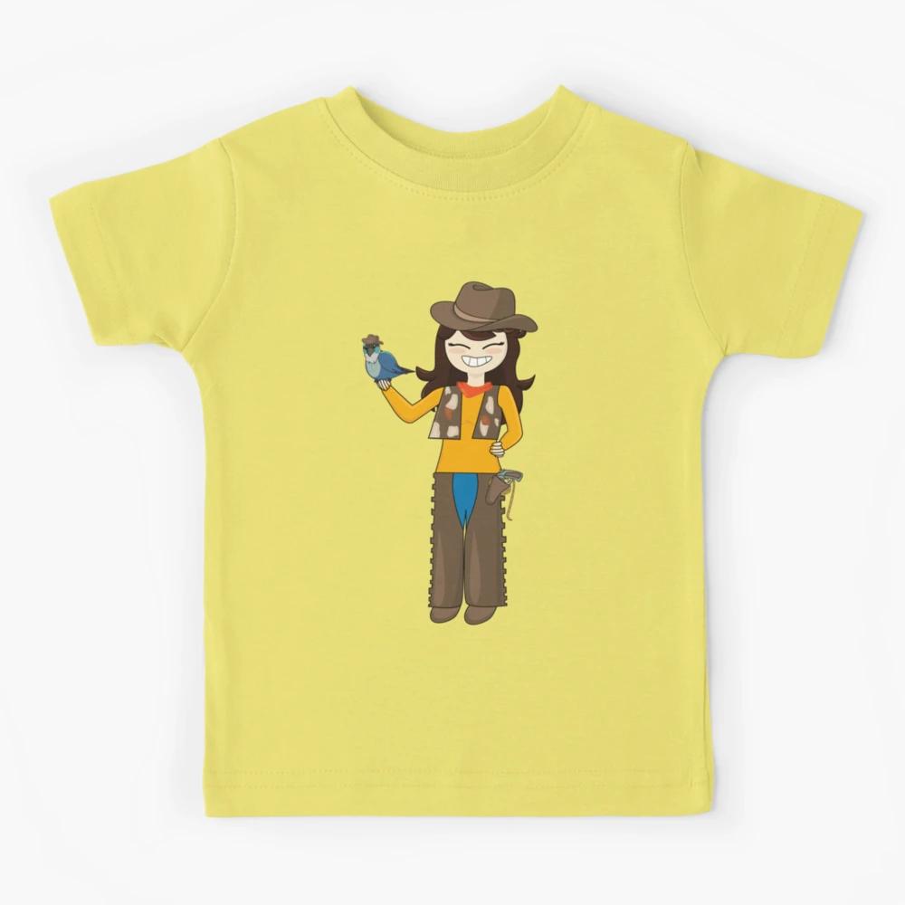 Jaiden animations funny eyes cute flying bird, parrot watching you funny   Kids T-Shirt for Sale by SGS