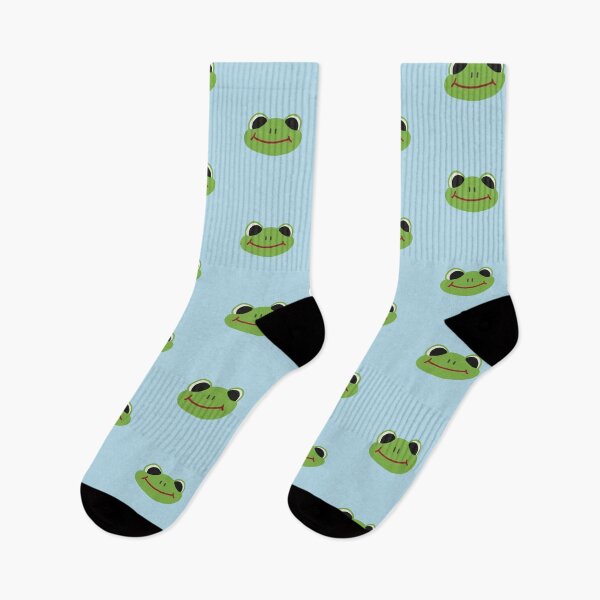Item preview, frog (light blue) designed and sold by captainegg.