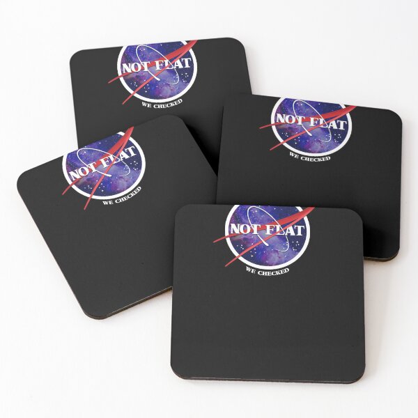 Item preview, Not Flat We Checked NASA designed and sold by Nerd Shizzle.