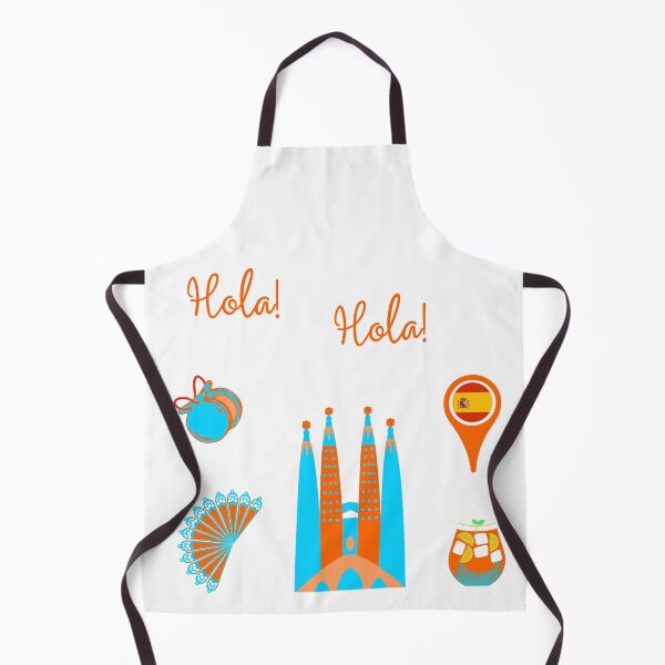 Item preview, Sticker sheet Summer, travel, Spain, Sangria, Sagrada Familia, Spanish Fan, Castanets designed and sold by Tammystribe.