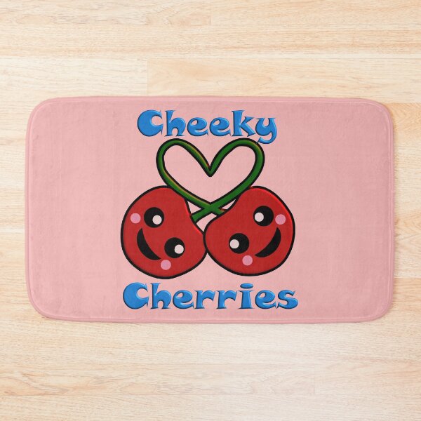 Item preview, Cheeky Cherries Quote, Cute Cherries with a Heart Stalk designed and sold by JulieSouster.
