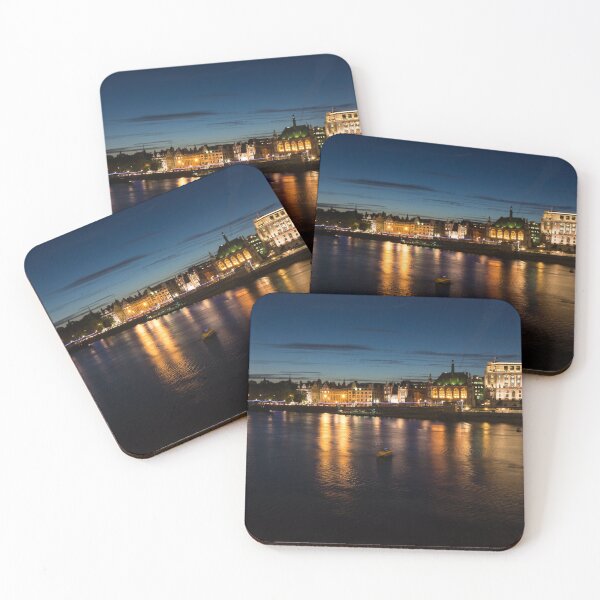 Item preview, London Night Magic - Silky Reflections on the Thames River designed and sold by Georgia Mizuleva.