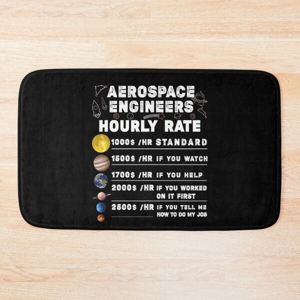 Item preview, Labor Day Gifts, Funny aerospace engineers Hourly Rate Gift designed and sold by . JustBeUnique ..