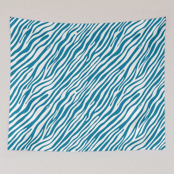 Item preview, Blue Zebra Stripes designed and sold by Ribeiro Design.