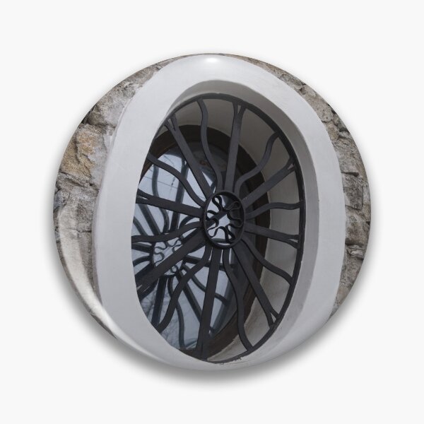 Item preview, Oval Window Reflections - High Garden Wall and Gate designed and sold by Georgia Mizuleva.