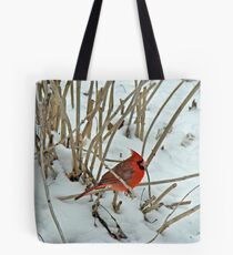 Northern Cardinal (Cardinalis cardinalis) Songbird Tote Bag
