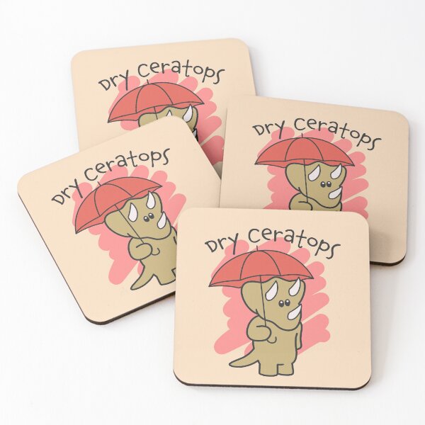 Item preview, Cute Triceratops Cartoon Dinosaur Dry Ceratops designed and sold by BobJolley.