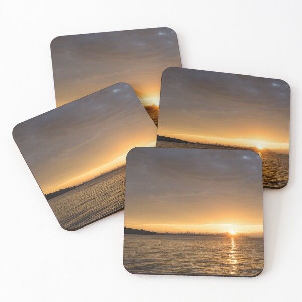 Item preview, Toronto Skyline Sunrise - Golden Sunrays CN Tower designed and sold by Georgia Mizuleva.