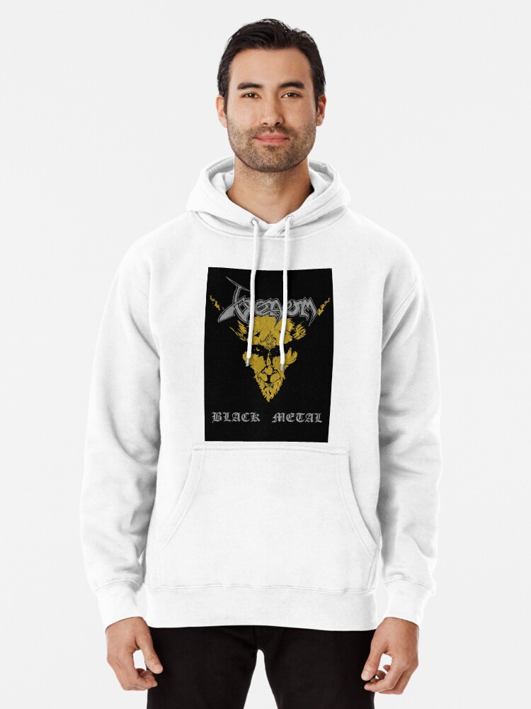 Venom black best sale metal hoodie