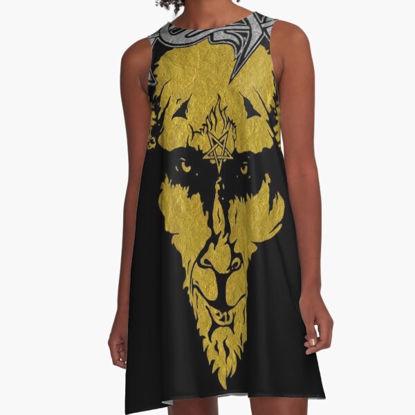 VENOM BLACK METAL A-Line Dress