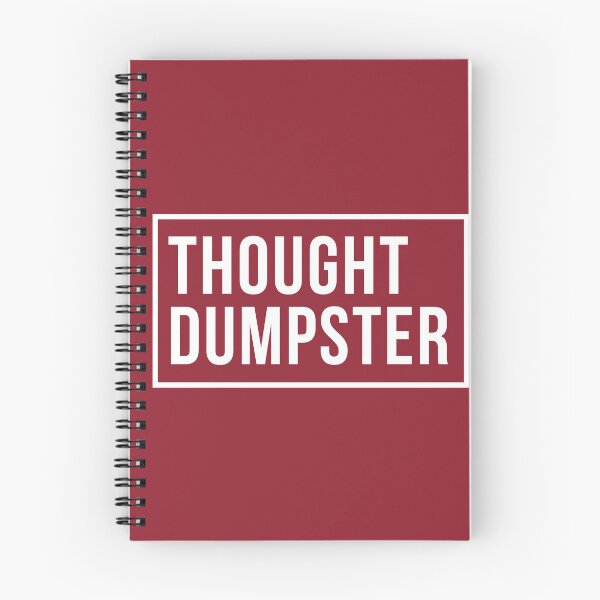 Item preview, THOUGHT DUMPSTER designed and sold by Qubalcube.