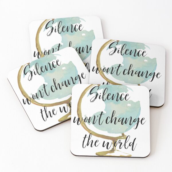 Item preview, Silence Won't Change The World designed and sold by Martini-Four.