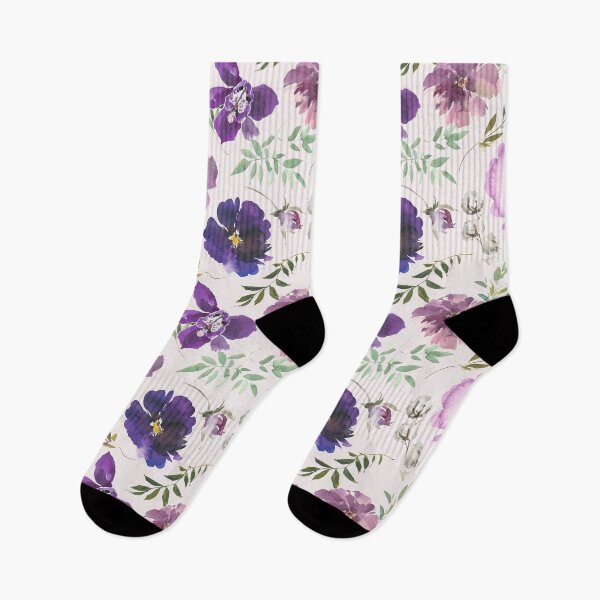 Item preview, Violet Floral Patter designed and sold by VenusFly.