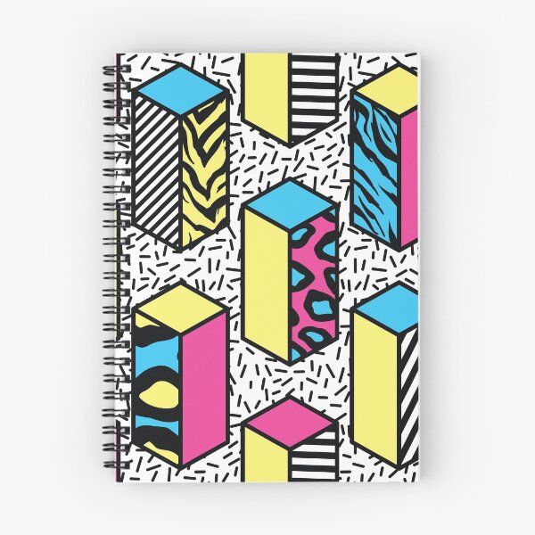 Item preview, Memphis Seamless Patterns With Geometric And Grid, Striped With Neon Colors designed and sold by shoppnow1.