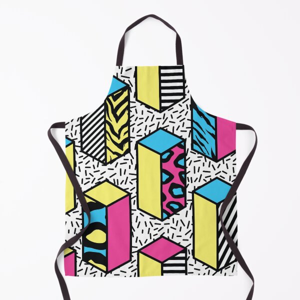 Item preview, Memphis Seamless Patterns With Geometric And Grid, Striped With Neon Colors designed and sold by shoppnow1.