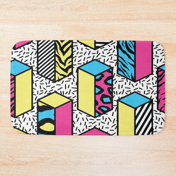 Item preview, Memphis Seamless Patterns With Geometric And Grid, Striped With Neon Colors designed and sold by shoppnow1.