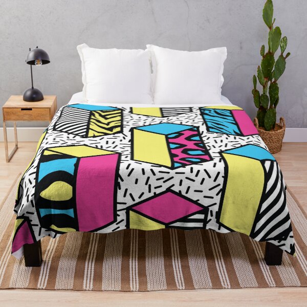 Item preview, Memphis Seamless Patterns With Geometric And Grid, Striped With Neon Colors designed and sold by shoppnow1.