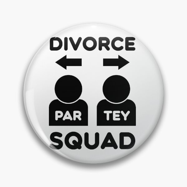 Item preview, Divorce Party Partey Support Squad designed and sold by odrito.