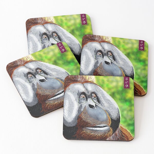 Item preview, Bornean Orangutan - Black designed and sold by ThorReyes.