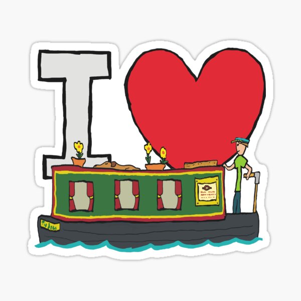 Item preview, I Love Narrowboats designed and sold by Mark-Ewbie.