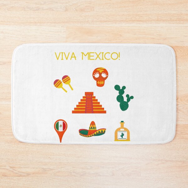 Item preview, Sticker sheet Summer, travel, Mexico, Tequila, cactus, sombrero, maracas, skull, temple  designed and sold by Tammystribe.