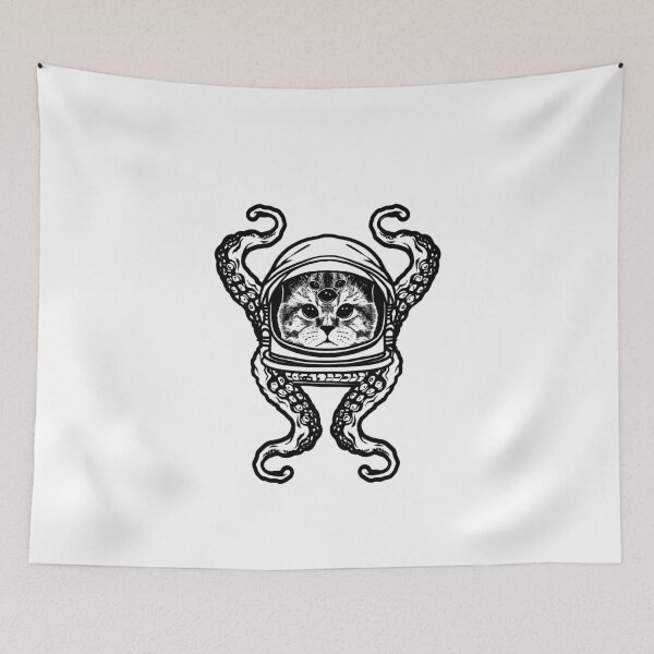 Item preview, OCTOPUS CAT ▶ ️ FUNNY CATS designed and sold by KHAOTICSHOP.