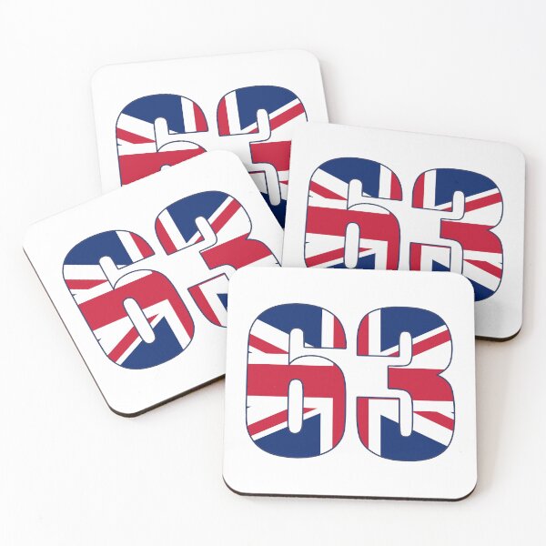 Item preview, George Russell 63 - Union Jack - British Flag - Formula 1 designed and sold by Harley-Jay.