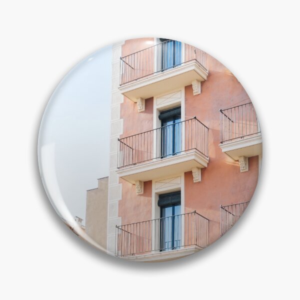 Item preview, Pink and Yellow Apartment Buildings designed and sold by ppolecho.