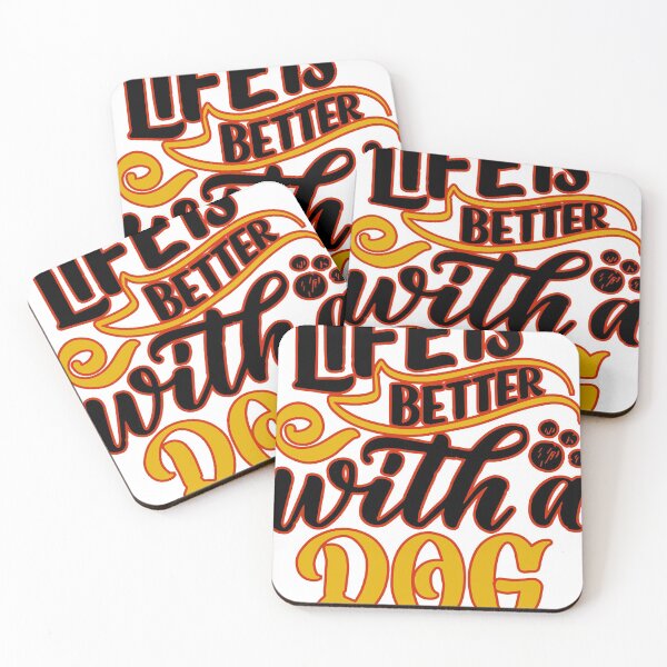 Item preview, Life Is Better With A Dog Vector Art designed and sold by Cre8iveSkill.