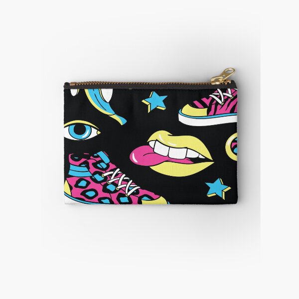 Item preview, Memphis Seamless Patterns With Geometric And Grid, Striped With Neon Colors designed and sold by shoppnow1.
