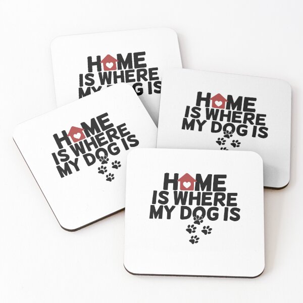 Item preview, Home is where my dog is  designed and sold by Mr Wolf.