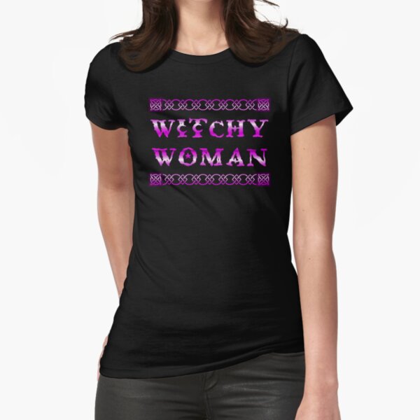 Witchy Woman Fitted T-Shirt