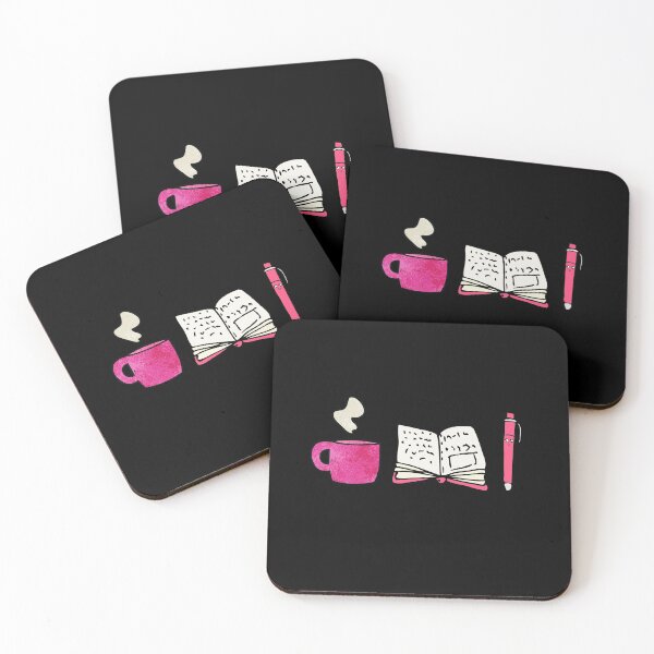Item preview, Cute Coffee and planning set - Journalling and coffee Girly design designed and sold by Theleochick.