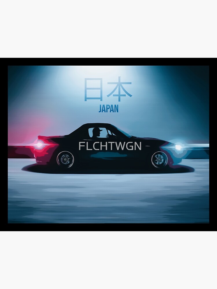 "Japan JDM Roadster Car Enthusiast Car Guy Car Tuning Street" Canvas