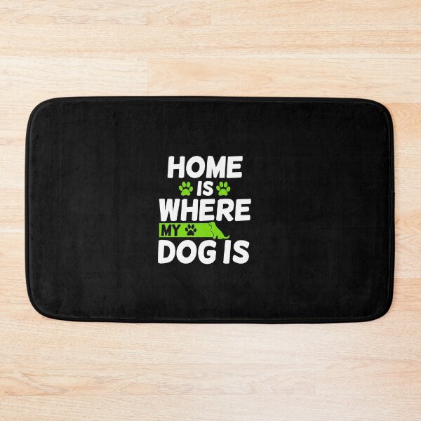 Item preview, Home is where my dog is  designed and sold by Mr Wolf.