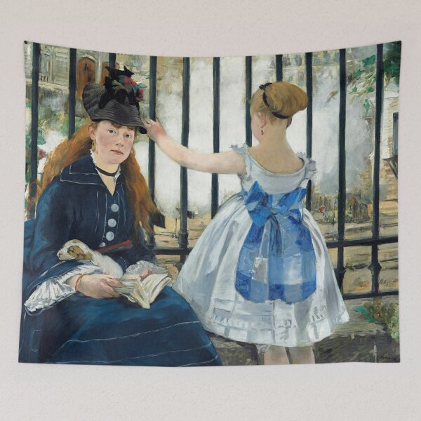 Aperçu de l'œuvre Édouard Manet - Le Chemin de fer créée et vendue par Vivanne-art.