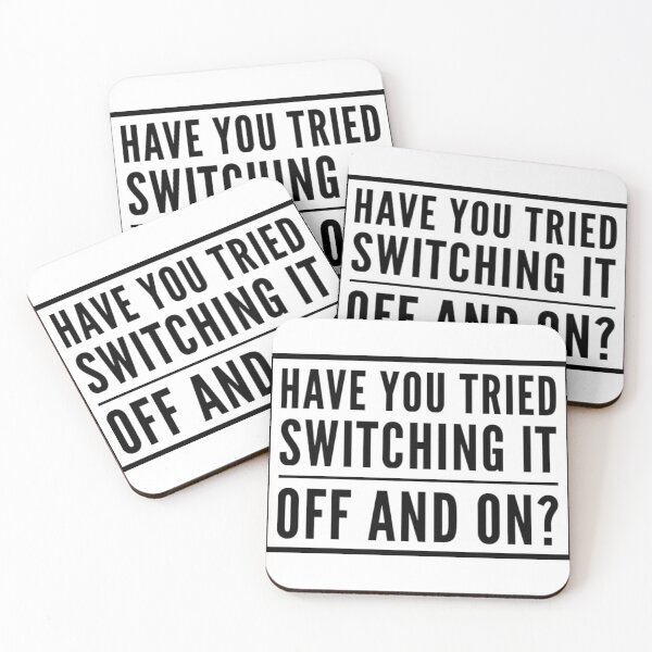 Item preview, Have you tried switching it off and on? designed and sold by Stationeryamore.
