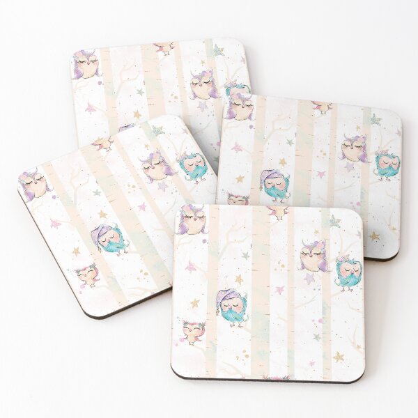 Item preview, adorable owls pattern designed and sold by wonteef.
