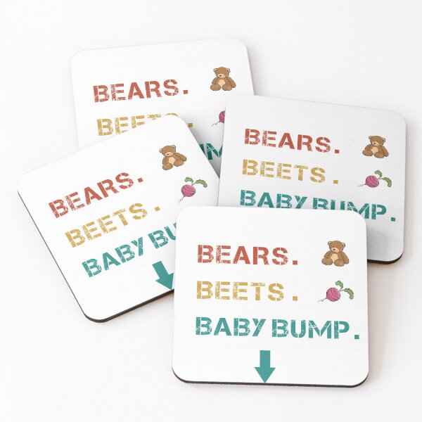 Item preview, Beers Beats Baby Bump T-shirt designed and sold by PRONGZ Design.