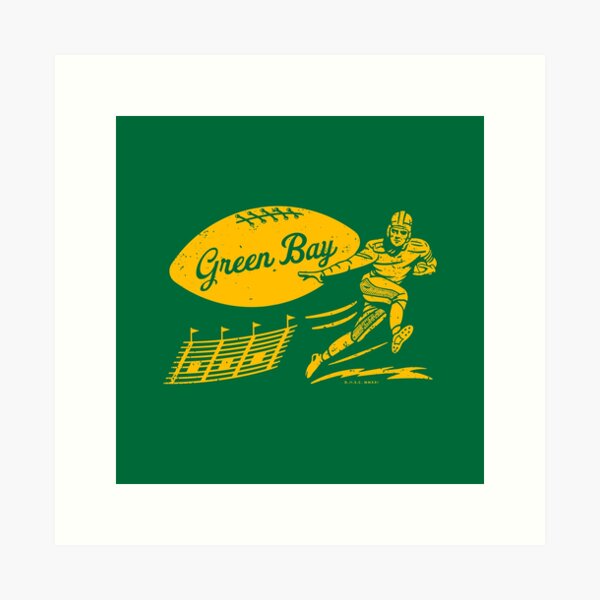 Sm Green Official NFL Green Bay Packers Pennant Vintage