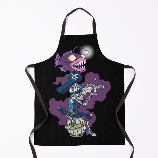 Item preview, Pirate musician with lantern fish. designed and sold by emphatic.