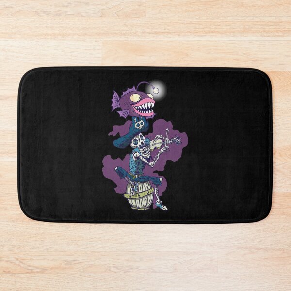 Item preview, Pirate musician with lantern fish. designed and sold by emphatic.