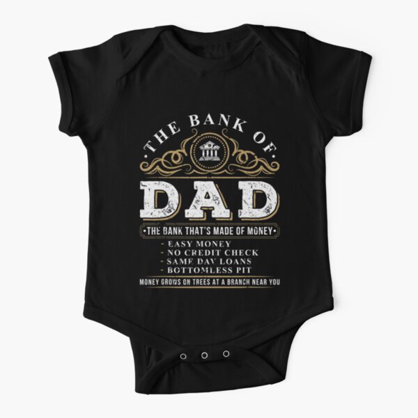 La banque de papa Funny Fathers Day College Tuition Student Body manches courtes