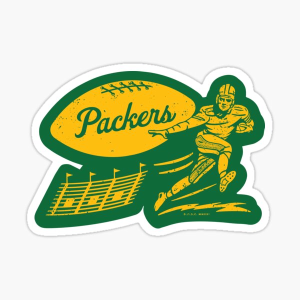 Green Bay Packers Sticker, Waterproof Vinyl Decal